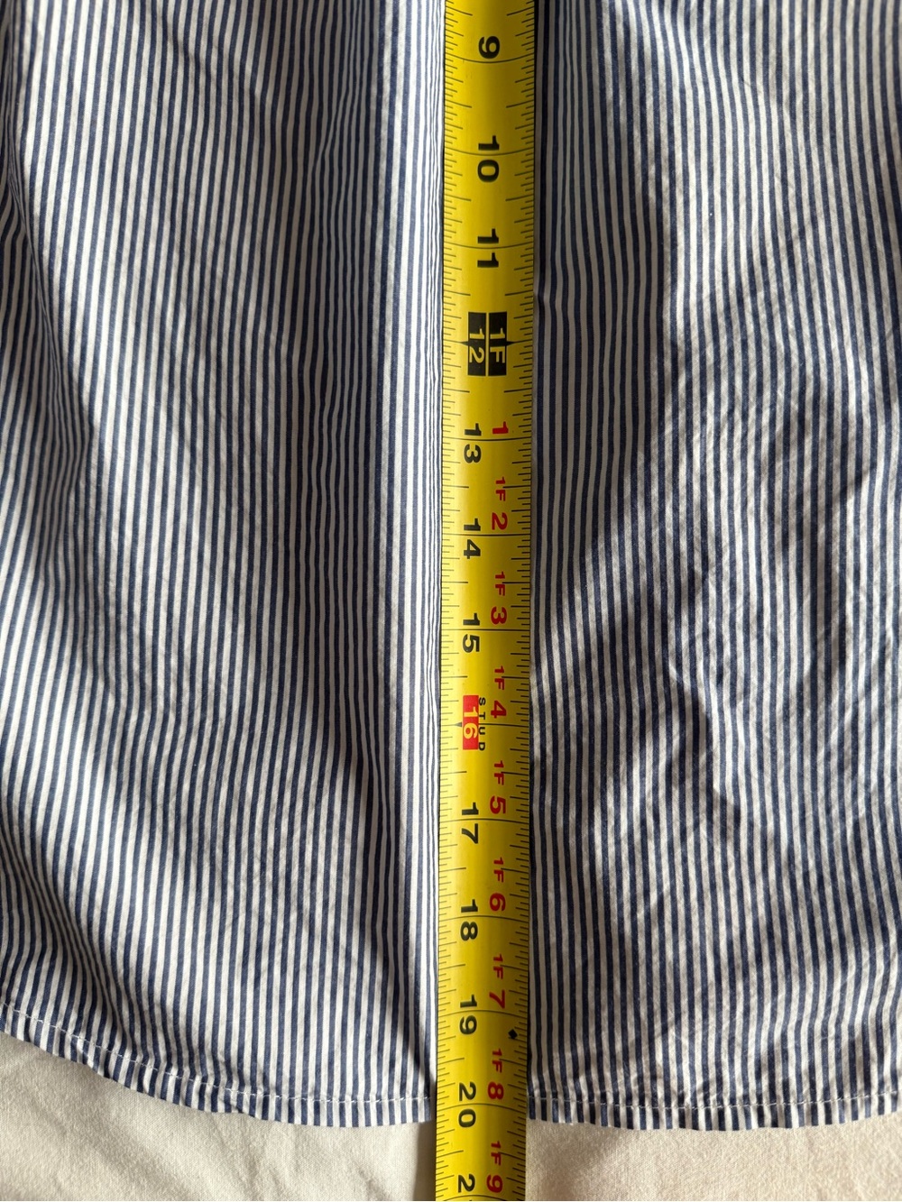 Abercrombie & Fitch 100% Cotton Off Shoulder Stripe Blouse M - Picture 6 of 9